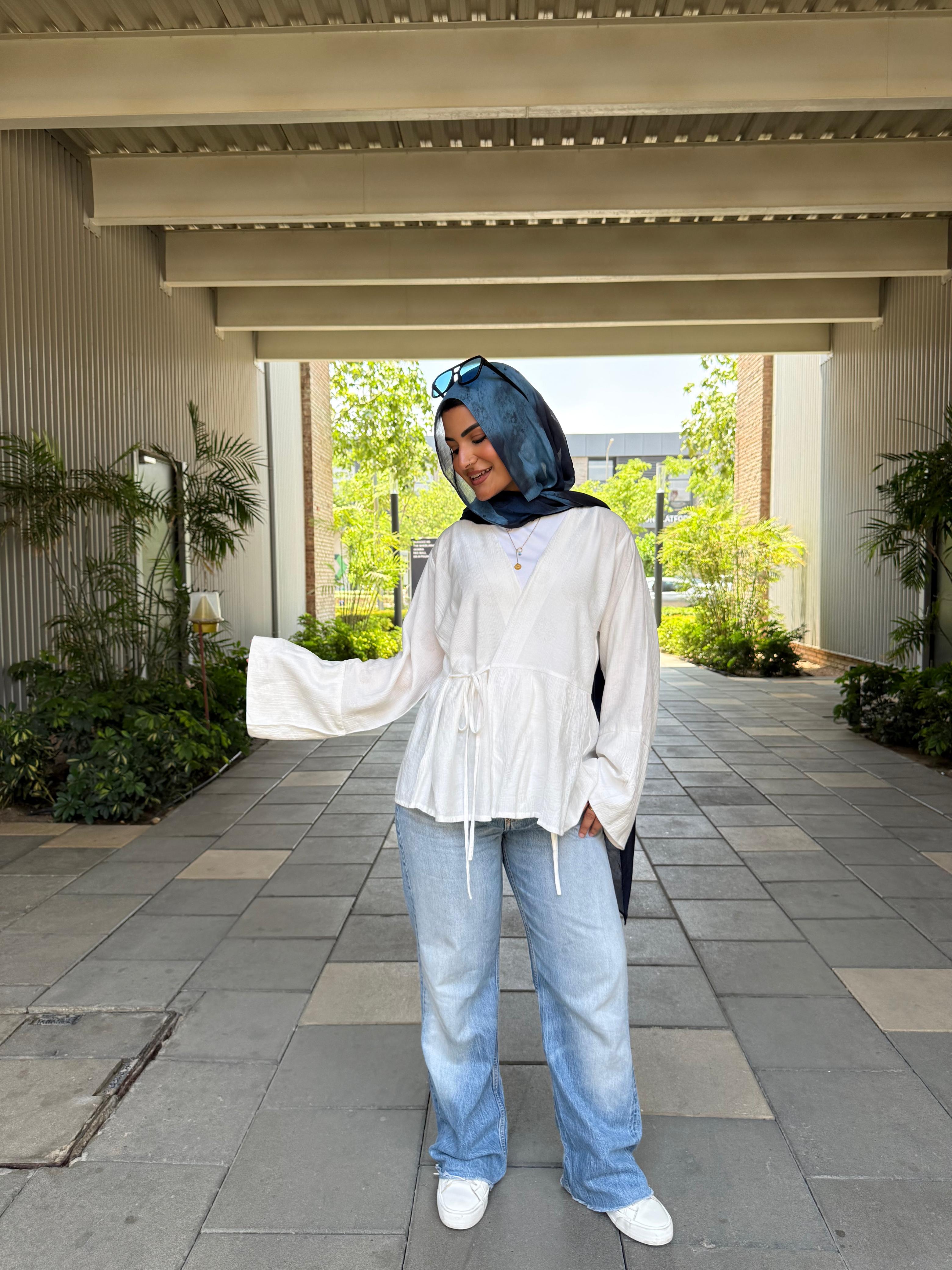 Melia Wrap Blouse