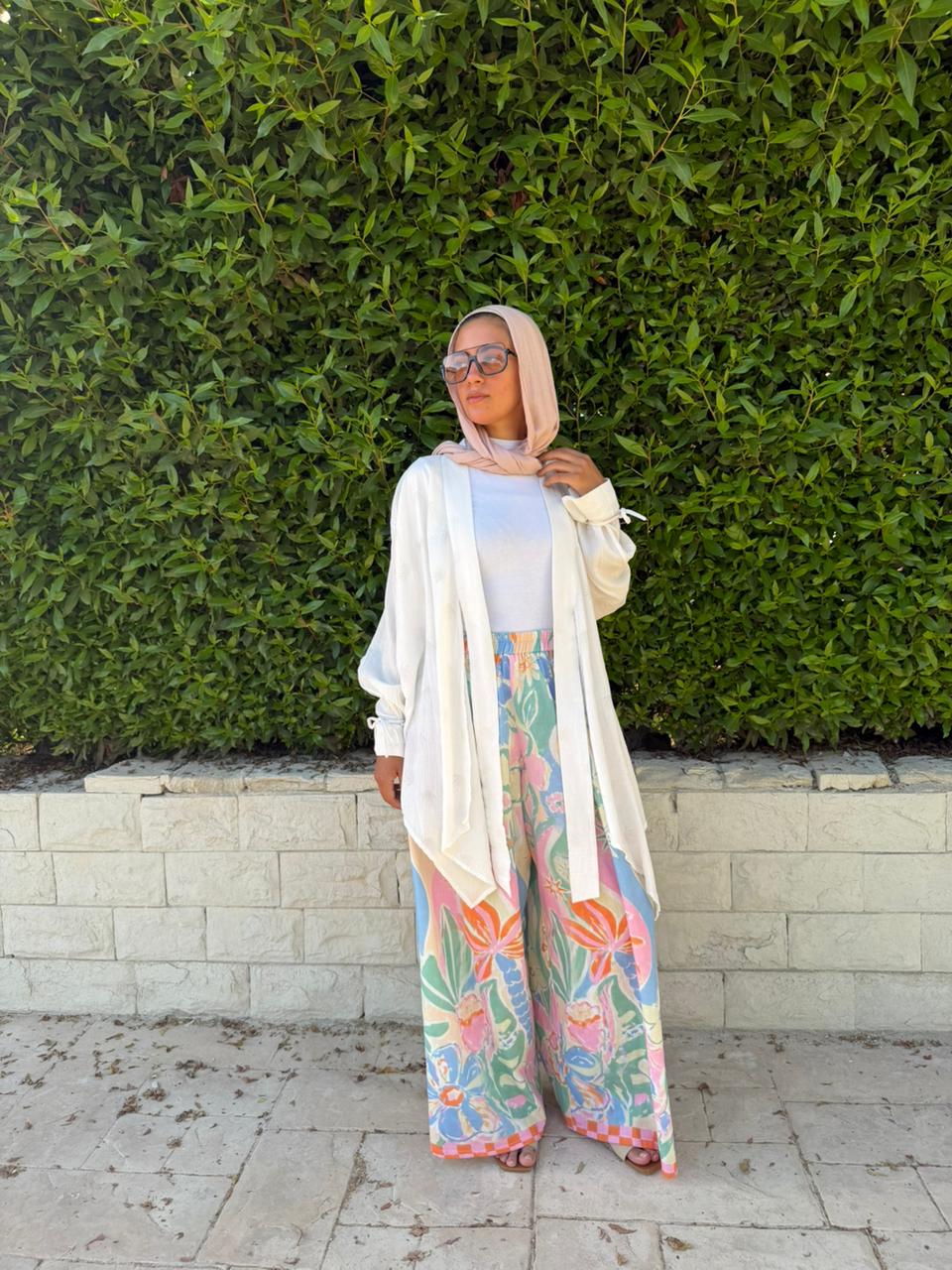 Mila Cardigan & Pastel Pants Set