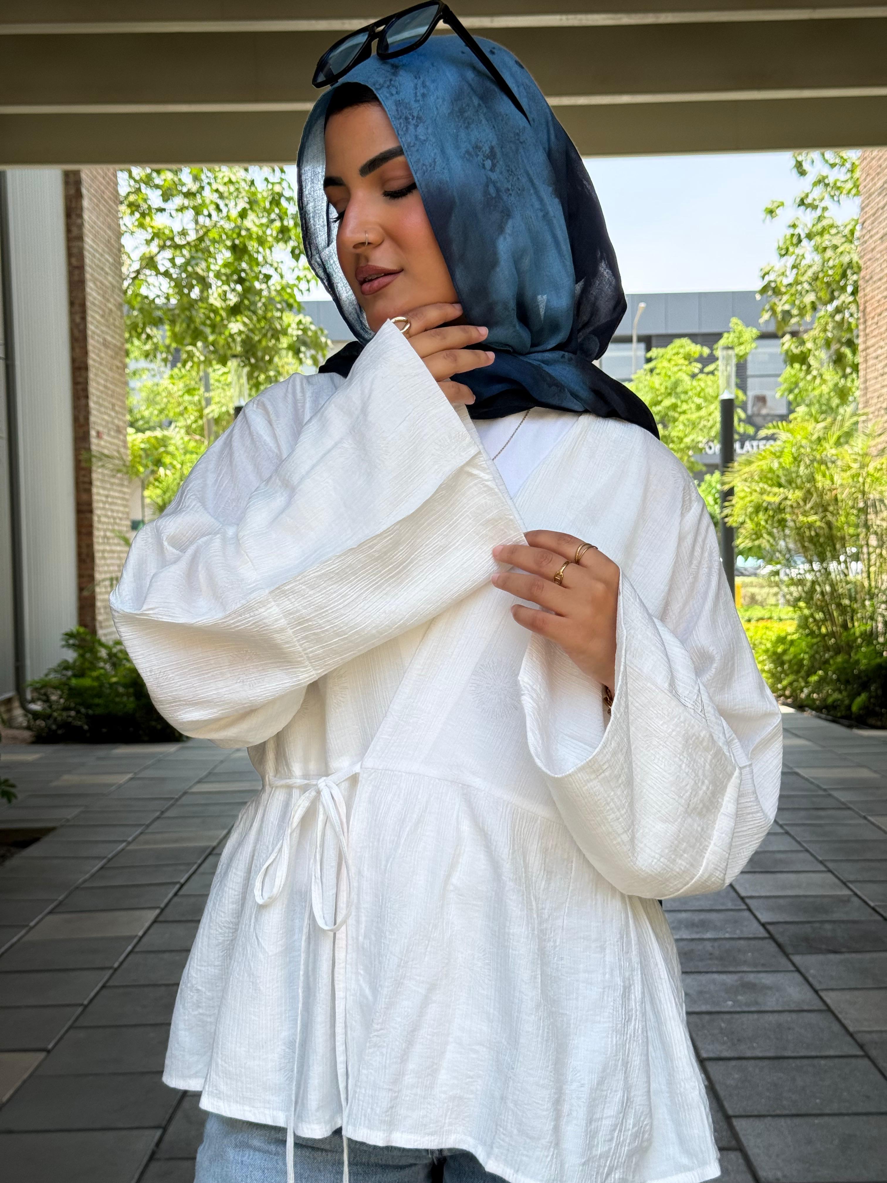 Melia Wrap Blouse