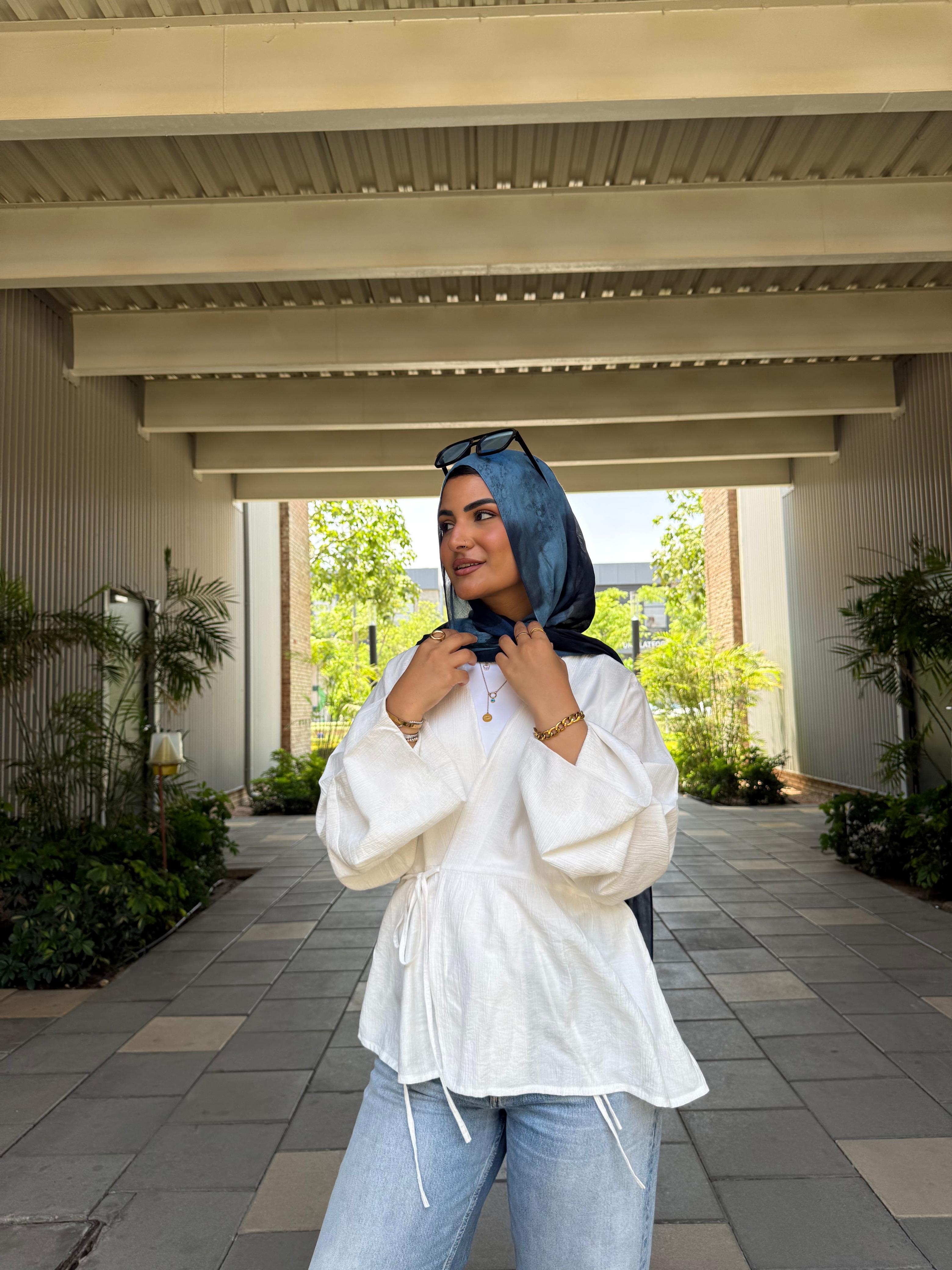 Melia Wrap Blouse