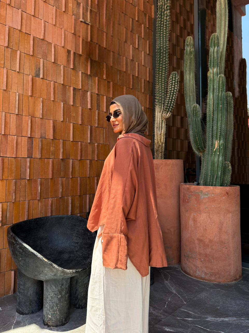 Terracotta Aura Shirt